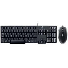 Logitech MK100 Wired Keyboard+ Mouse